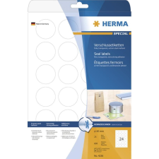 HERMA Verschlussetiketten transparent 40 mm Folie 600 St. (4236) etikett