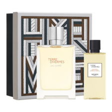 Hermes Terre d’Hermès Eau Givrée SET: edp 100ml + tusfürdő gél 80ml kozmetikai ajándékcsomag