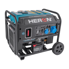 Heron Benzinmotoros áramfejlesztő, 6 kva, 230v, 1 fázisú, inverteres aggregátor