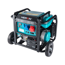 Heron benzinmotoros áramfejlesztő, 8000 VA, 400/230 V, hordozható aggregátor