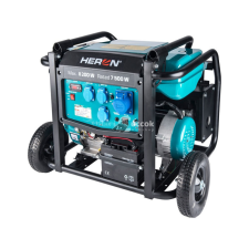  HERON Heron, benzinmotoros áramfejlesztő, 8000 VA, 230V, hordozható aggregátor