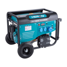 HERON Heron, benzinmotoros áramfejlesztő, max 6800 VA, 230V, önindítós aggregátor
