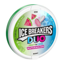  Hersheys Ice Breakers Duo Watermelon görögdinnye ízű cukorka 36g csokoládé és édesség
