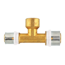 Herz IPA press, 20mm-1/2"-20mm BM T idom hűtés, fűtés szerelvény