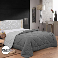 Herzberg kétszínű mikroszálas paplan &- 8211; 240x200cm szürke (HG-2420BCO-GRY) lakástextília