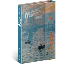 Heti határidőnapló Claude Monet 2026, 11 x 16 cm határidőnapló