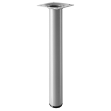 Hettich asztalláb, átmérő: 30 mm x 250 mm, alumínium hatású bútor