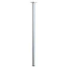 Hettich asztalláb átmérője 30 mm x 700 mm alumínium hatású bútor