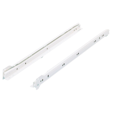 Hettich fiókgörgősín 250 mm porszórt acél fehér bútor