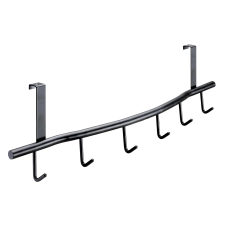 Hettich fogassor ajtóra 6 fogassal fém inox bútor