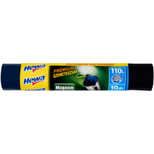 Hewa HEWA Magnum Premium önzáró szalagos szemeteszsák 110L 60*100cm - 10db/tek (Karton - 25 tek.) tisztító- és takarítószer, higiénia