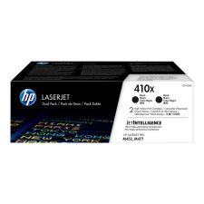 Hewlett-Packard HP 410X - 2-pack - High Yield - black - original - LaserJet - toner cartridge (CF410XD) (CF410XD) - Nyomtató Patron nyomtatópatron & toner