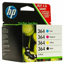 Hewlett-Packard HP Nr.364 (SD534E/J3M82AE/N9J73AE)  eredeti (fekete-cián-magenta-sárga) tintapatron multipakk, ~1150 oldal nyomtatópatron & toner