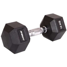 Hex gumírozott súlyzó 10 kg - enero fit kézisúlyzó