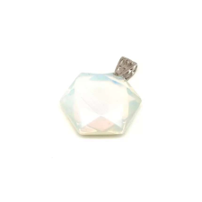 Hexagon medál Opalit 3cm medál