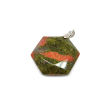 Hexagon medál Unakit 2,5cm medál