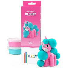 Hey Clay : Pihe-puha pink Unikornis figura gyurmaszett gyurma
