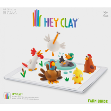 Hey Clay - "Baromfik" színes gyurma készlet gyurma