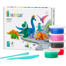 Hey Clay - "Dinók" színes gyurma készlet gyurma