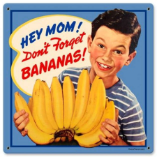 Hey Mom! - Fémtábla dekoráció