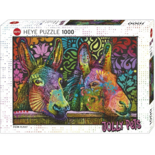 Heye 1000 db-os puzzle - Jolly Pets - Donkey Love, Russo (29937) puzzle, kirakós