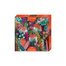 Heye 1000 db-os Quadrat puzzle - Flowery - Ruby Sunshine (30036) puzzle, kirakós