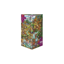 Heye 2000 db-os Triangular puzzle - Egzotikus Szafari (29996) puzzle, kirakós