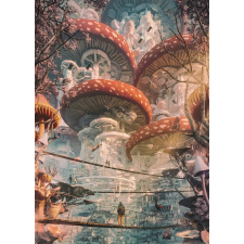 Heye puzzle jövőbeli városok: gombaföld puzzle, kirakós