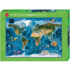 Heye Szia 2000 EL. Műholdas térkép (29797) puzzle, kirakós