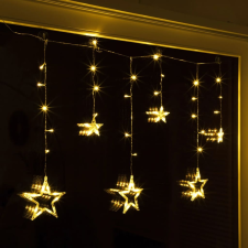 Hi Fairy csillagfényfüggöny 63 LED lámpával karácsonyfa izzósor