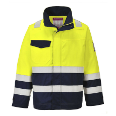  Hi-Vis Modaflame munkakabát PW_MV25YNRM Sárga/Navy - M méret