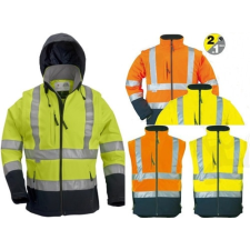 Hi-Viz Breathane Coverguard jól láthatósági munkaruha kabát, 70630-33-as Modaflame Jólláthatósági láthatósági ruházat