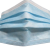 hiCare Ajánlat - 10 doboz, 50 darab higiénikus maszk készlet, BFE> 95%, Romániában, 3 réteg, 3 hajtás, kék