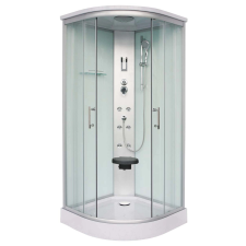  Hidromasszázs zuhanykabin Scala fehér kád, zuhanykabin