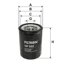 HIFLOFILTRO Filtron OP622 olajszűrő olajszűrő