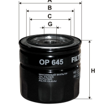 HIFLOFILTRO Filtron OP645 olajszűrő olajszűrő