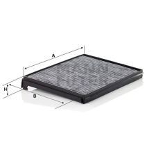 HIFLOFILTRO Mann-Filter CUK33001 Aktívszenes Pollenszűrő pollenszűrő