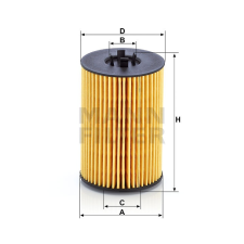 HIFLOFILTRO Mann-Filter HU7020Z Olajszűrő olajszűrő