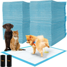 Higiénikus eldobható kutyapelenka alátét 60x90cm 100 db Purlov + 30 kutyakaki zacskó szállítóbox, fekhely kutyáknak