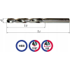 Hikoki Baildon DIN 338 RN NWKa 18,5 mm-es Fém Fúrószár, HSS-S, 198-135 mm ( )