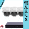  Hikvision 3 dome kamerás IP megfigyelőrendszer 2MP HD dome biztonsági kamera, 2.8 mm-es fix objektívvel, PoE, P2P, kültéri, fém ház, vandálbiztos
