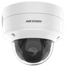 Hikvision 4 MP AcuSense WDR motoros zoom EXIR IP dómkamera; riasztás I/O; hang I/O; integrált RJ45 megfigyelő kamera