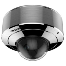 Hikvision 4 MP WDR robbanásbiztos fix IP dómkamera; hang I/O; riasztás I/O megfigyelő kamera