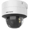 Hikvision 6 MP ColorVu AcuSense WDR motoros IP dómkamera; láthatófény; hang I/O; riasztás I/O