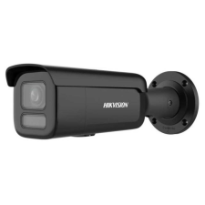 Hikvision 6 MP ColorVu WDR motoros IP csőkamera; IR/láthatófény; hang I/O; riasztás I/O; fekete megfigyelő kamera