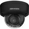 Hikvision 6 MP ColorVu WDR motoros IP dómkamera; IR/láthatófény; hang I/O; riasztás I/O; fekete