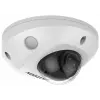 Hikvision 6 MP WDR fix EXIR AcuSense IP mini dómkamera; mikrofon; hang I/O; riasztás I/O