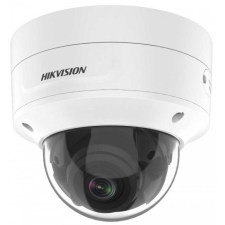 Hikvision 8 MP AcuSense WDR motoros zoom EXIR IP dómkamera; hang I/O; riasztás I/O; integrált RJ45 megfigyelő kamera