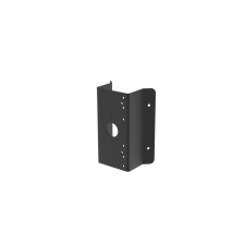 Hikvision DS-1276ZJ-SUS-B Sarokadapter fali tartókhoz, rozsdamentes acél, fekete megfigyelő kamera tartozék