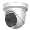  Hikvision DS-2TD1228T-2/QA (B) IP hő- (256x192) 90°x65,4° és láthatófény (4 MP) kamera, -20°C-550°C, villogó fény/hangriasztás